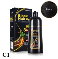 MEIDU 3in1 Hair Dye Color Shamp 500mL BLACK Free Shipping