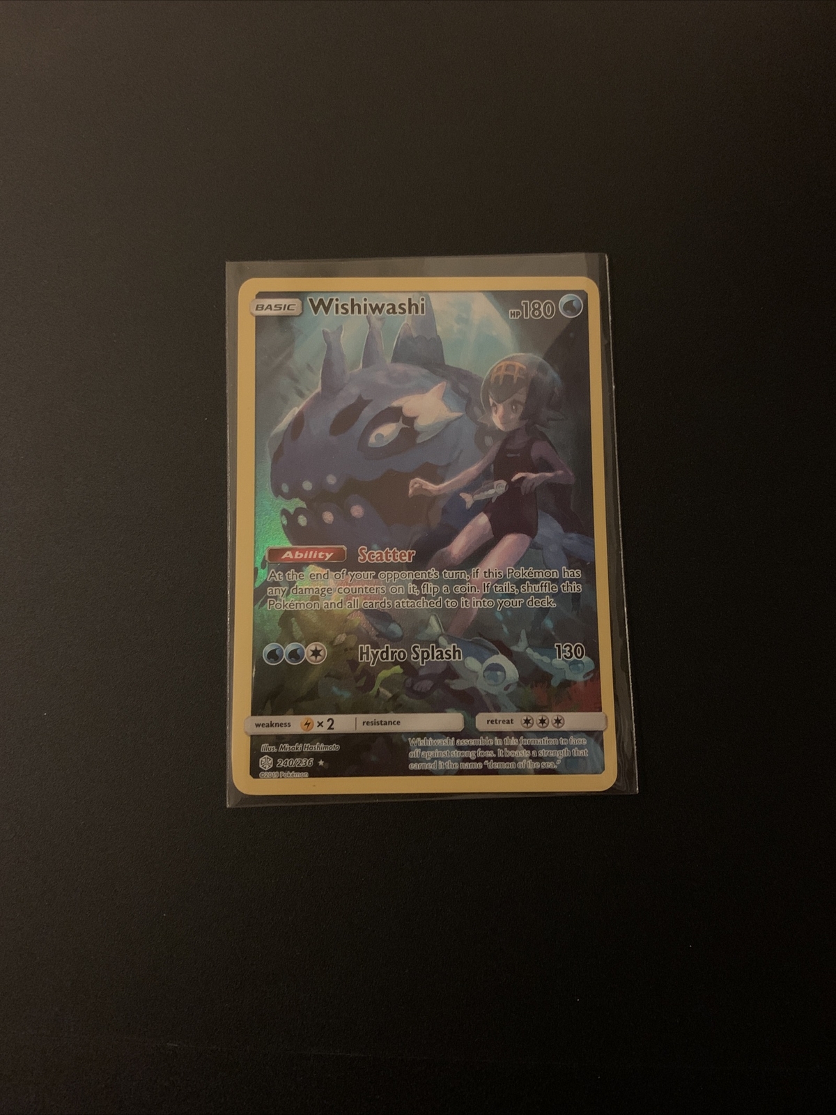 Wishiwashi 240/236 Pokemon Cosmic Eclipse Secret Rare NM/M