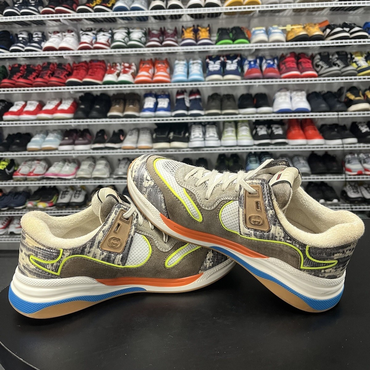 Gucci Ultrapace Snakeskin 592345 Men's Size US 9 UK 8.5 | eBay