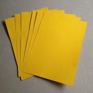 yellow label paper