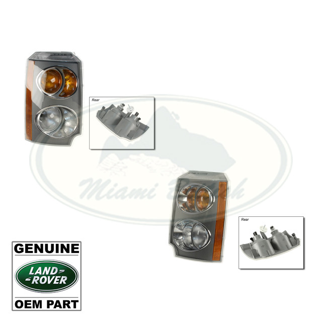 LAND ROVER FRONT PARKING SIDE FLASHER LAMP INDICATOR LIGHT LH + RH SET ...