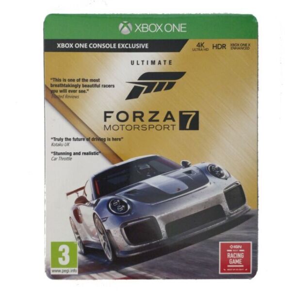 Forza Motorsport 7 Ultimate Steelbook Edition VGA 85+ NM Sealed No Wata  Very RAR