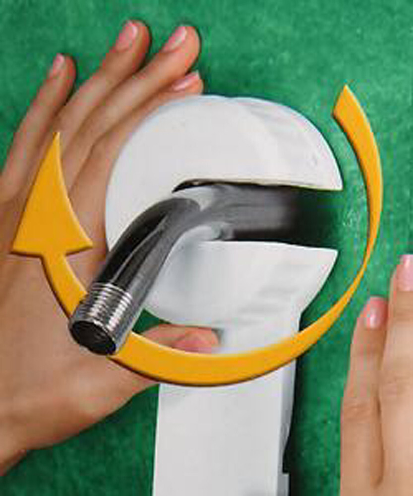 Pollenex Mini Oscillating Shower Head Panel by Conair Power Massaging