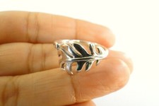 Palm Leaf Wrap No Stone 925 Sterling Silver Ring 6 7 8 9