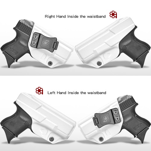 Amberide IWB / OWB KYDEX Holster Fit:Glock 26 Gen3-5 & Glock 27/33 Gen3-4 Pistol - Picture 3 of 96