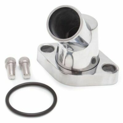 SMALL BLOCK CHEVY 360 DEGREE SWIVEL WATER NECK THERMOSTAT HOUSING 45 DEGREE NECK