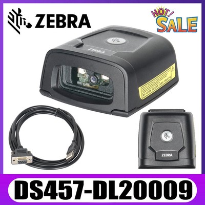 Zebra DS457 Series USB Kit Fixed Mount 2D Imager Barcode Scanner DS457-DL20009