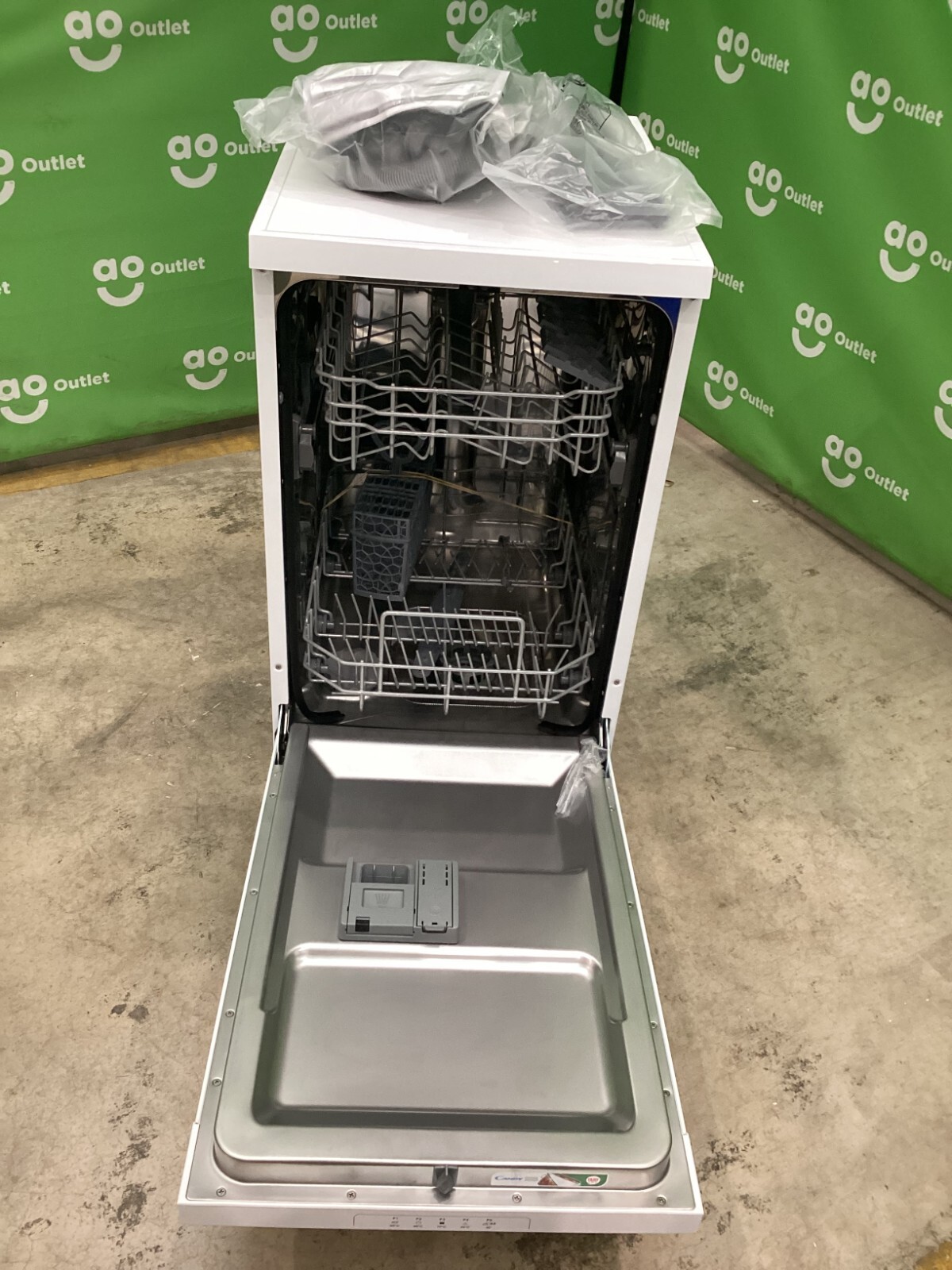 Candy Slimline Dishwasher White E Rated CDPH2L1049W LF67210 eBay