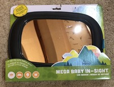 MUNCHKIN BRICA MEGA BABY IN SIGHT CAR MIRROR SEE BABY WHILE YOU DRIVE D42
