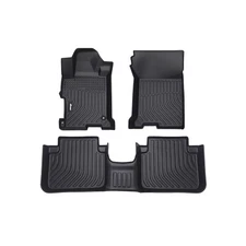 IKON MOTORSPORTS 3D TPE Floor Mats, Compatible with 2013-2017 Honda Accord Se...