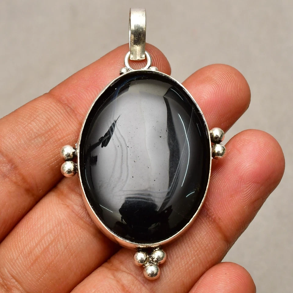 Ciondolo gioiello in argento sterling 925 fatto a mano con pietra preziosa in... - Immagine 3 di 4