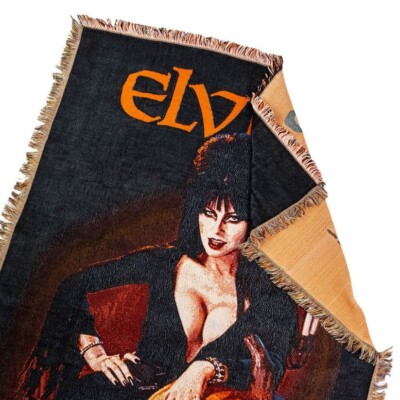 Kreepsville 666 Elvira Mistress of the Dark Pumpkin Soft Tapestry