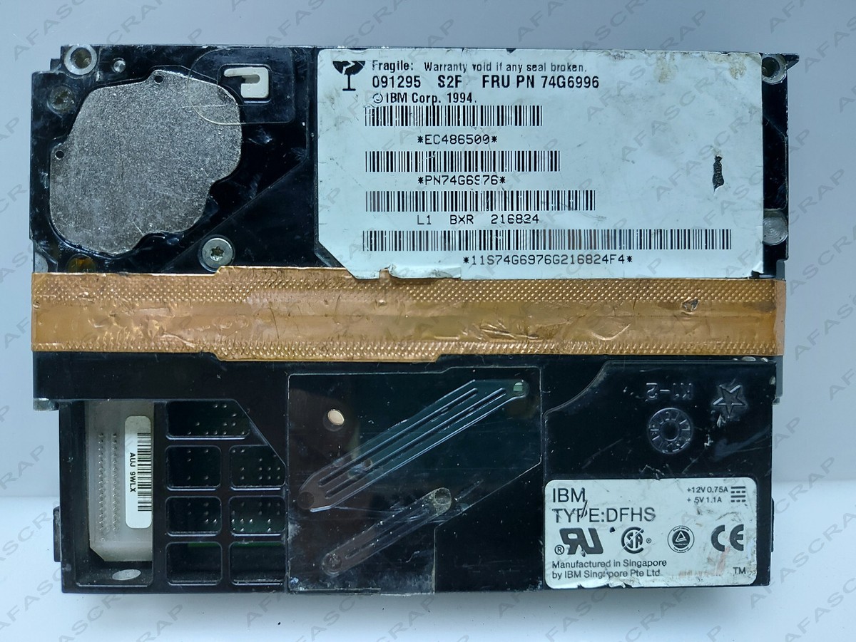 Lot of 3 Pcs IBM WDS-380S 80MB 74G6996 74G6976 3.5