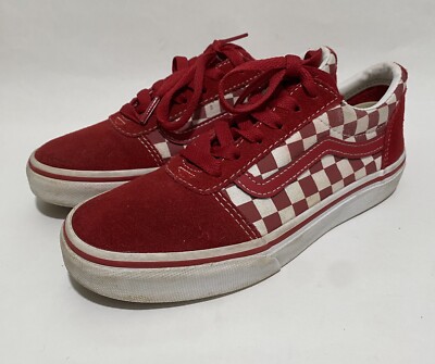 Checkered Vans Size Red Vans Vans Slip-On Checkerboard Skate Shoe