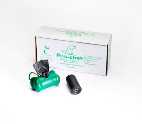 Dog Poo Bags 150 Pack On A Roll Compostable Extra Large & Strong by Poo-ches® - Picture 3 of 5