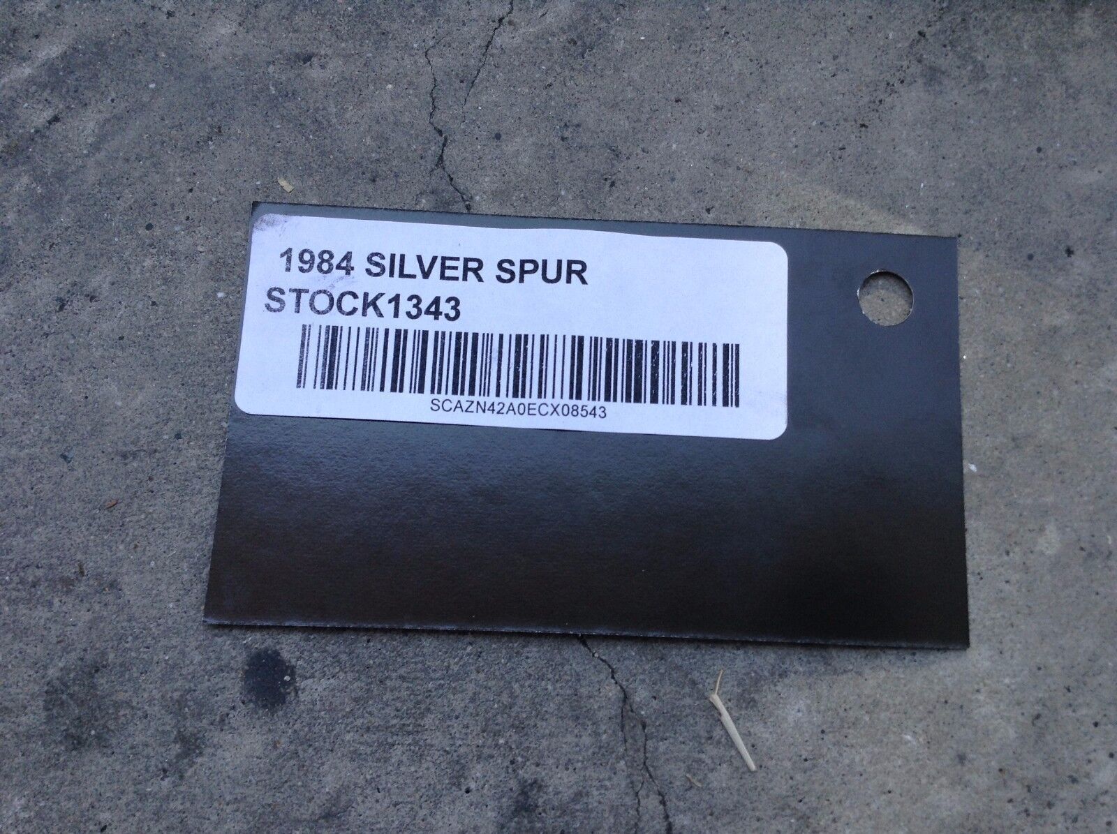 84 ROLLS ROYCE SILVER SPUR TRANSMISSION OIL LEVEL DIPSTICK METAL TUBE