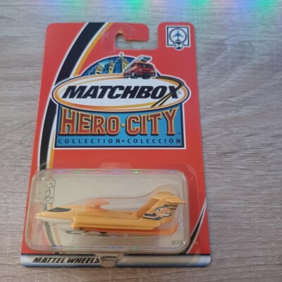 Matchbox 1/64 Diecast #34 Hero City To the Rescue Yellow Radar Plane