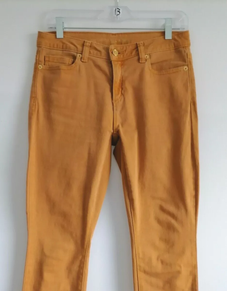 Michael kors store jeans womens orange