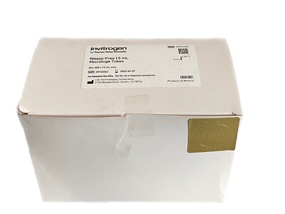 (500/Pk) INVITROGEN Ambion RNase-Free 1.5mL Microfuge Centrifuge Tubes AM12400
