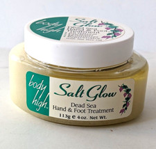 Body High Salt Glow Dead Sea Salt Hand & Foot Treatment 4 oz. Tea Tree Exfoliate