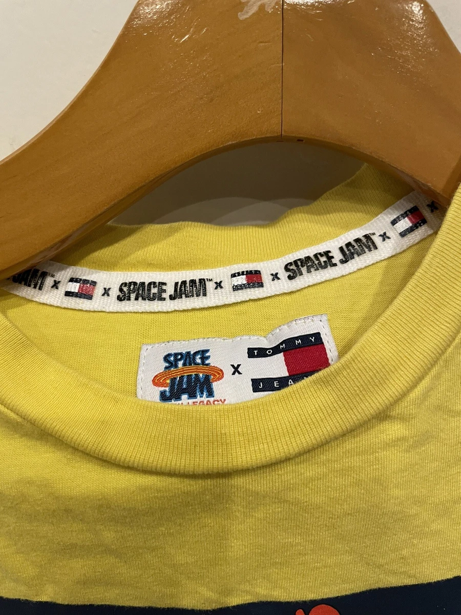 Tommy Jeans Tommy Hilfiger x Space Jam Bugs Bunny Shirt Yellow Youth Small