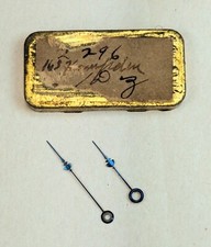 Vintage Watchmakers Estate 16S Hampden Ornate Blued Pocket Watch Hands Set