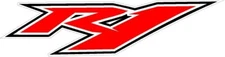 #p202 (2) 10" Yamaha R1 YZF-R1 1000 Fairing Decal Sticker LAMINATED