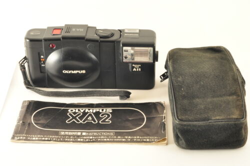 "Near MINT" Olympus XA2 Rngefinder 35mm Film Camera + A11 Flash From JAPAN #924 - Picture 12 of 12