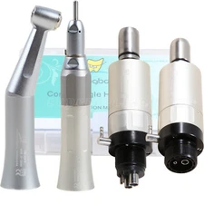 NSK Style Dental Low Speed Handpiece Contra Angle Push Straight Air Motor SA