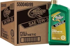 Quaker State Gen 3 Full Synthetic Dexos 10W-30 Motor Oil (1-Quart, Case of 6)