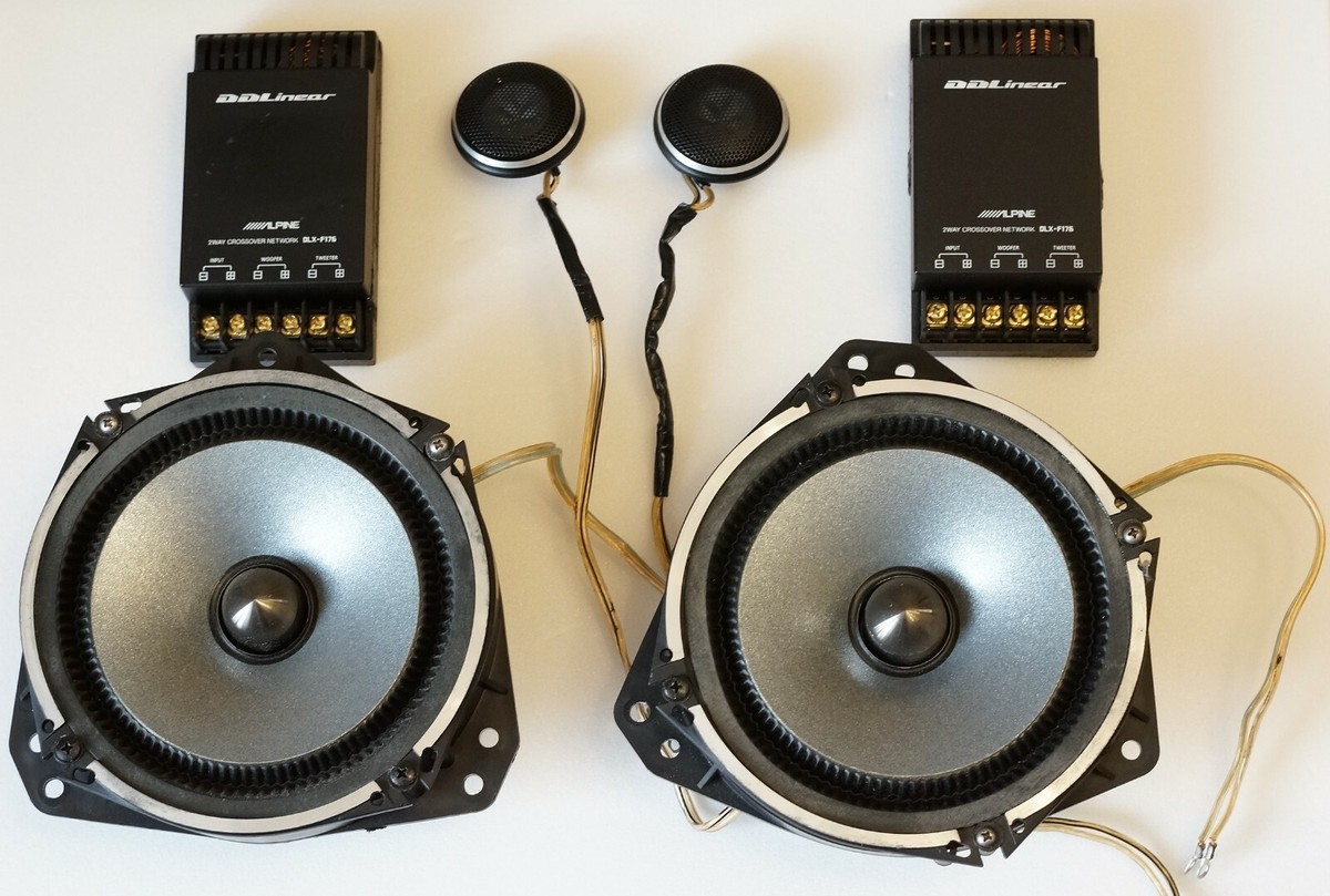 Alpine ddlinear dlx-f17sスピーカー2点 Alpine ddlinear dlx-f17s