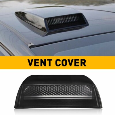 Air Flow Intake Hood Scoop Vent Bonnet Cover Trim Universal Car Decorative Black
