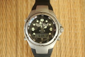 UNUSUAL UNIT ISSUED INSCRIBED ADI IDF ANA-DIGI 20ATM CHRONOGRAPH WATCH + BOX SET