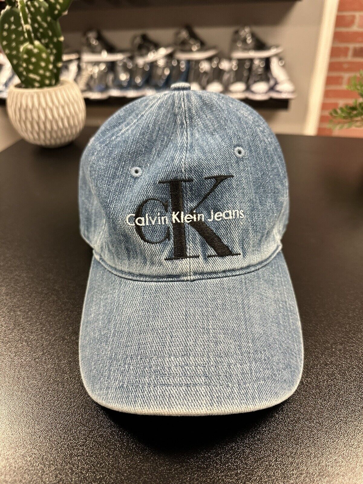 Calvin Klein Jeans Hat Denim Snapback Cap | eBay