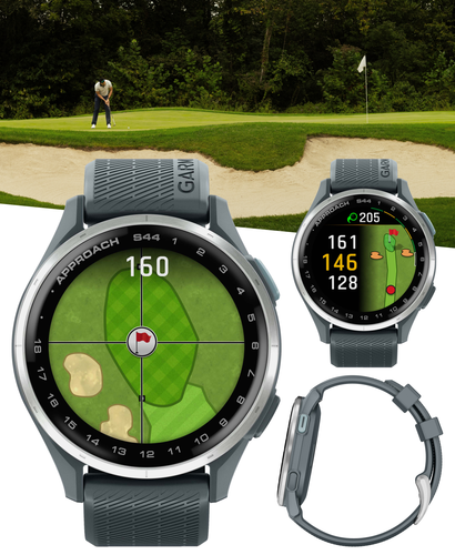 Garmin Approach S44 Golf GPS Smartwatch Silver/Twilight - Picture 2 of 12