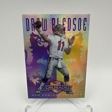 Drew Bledsoe 1998 Donruss Crusade Purple #6 64/100 RARE!!!