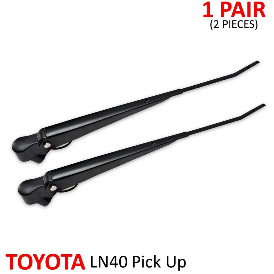 For Toyota LN40 Pick Up RHD 1978 83 Lh+Rh Metal Windshield Wiper Arms Assembly Foto 2 de 4