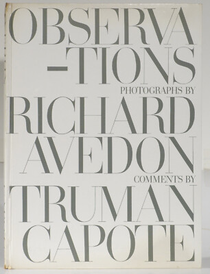 Richard Avedon Truman Capote Observations 1959 first edition