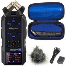Zoom H6essential 6-Track Portable Audio Recorder with Zoom APH-6e Accessory Pack