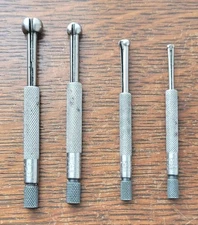 Vintage L. S. Starrett No. 829 (A-D)  Small Hole Gages Machinist Tools USA