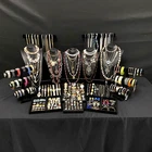 256 pc Antique Vintage Estate Costume Jewelry Some Signed. Lot 755