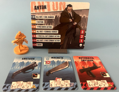 Zombicide 2nd Edition Survivor Anton from Washington Z.C. box