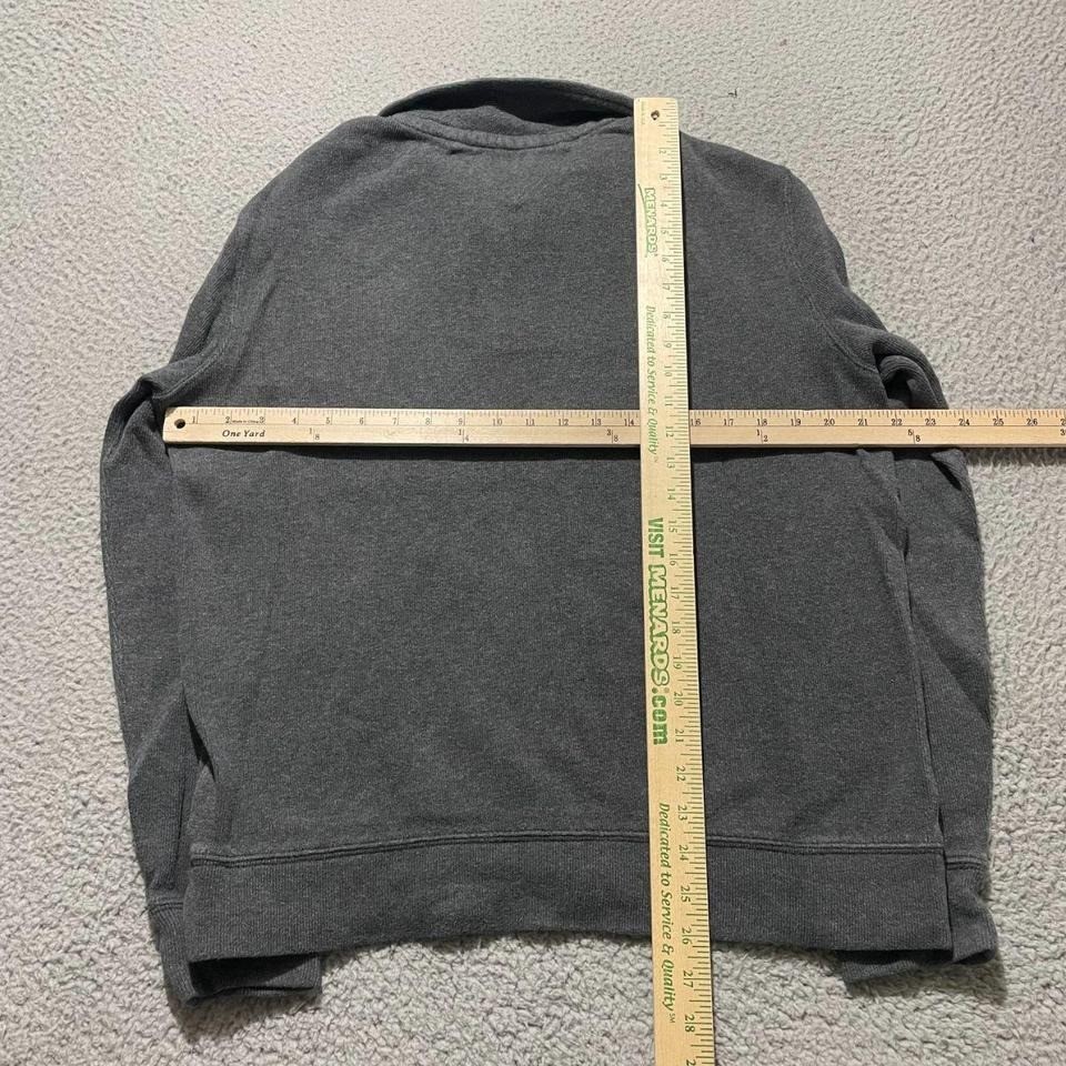 Tommy Hilfiger Quarter Zip – Classic Preppy Essentials Dark Grey Black Medium image 3