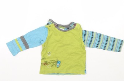 Basic-T-Shirt Jungen UK-Größe 18-24 Monate Petit Lem grün
