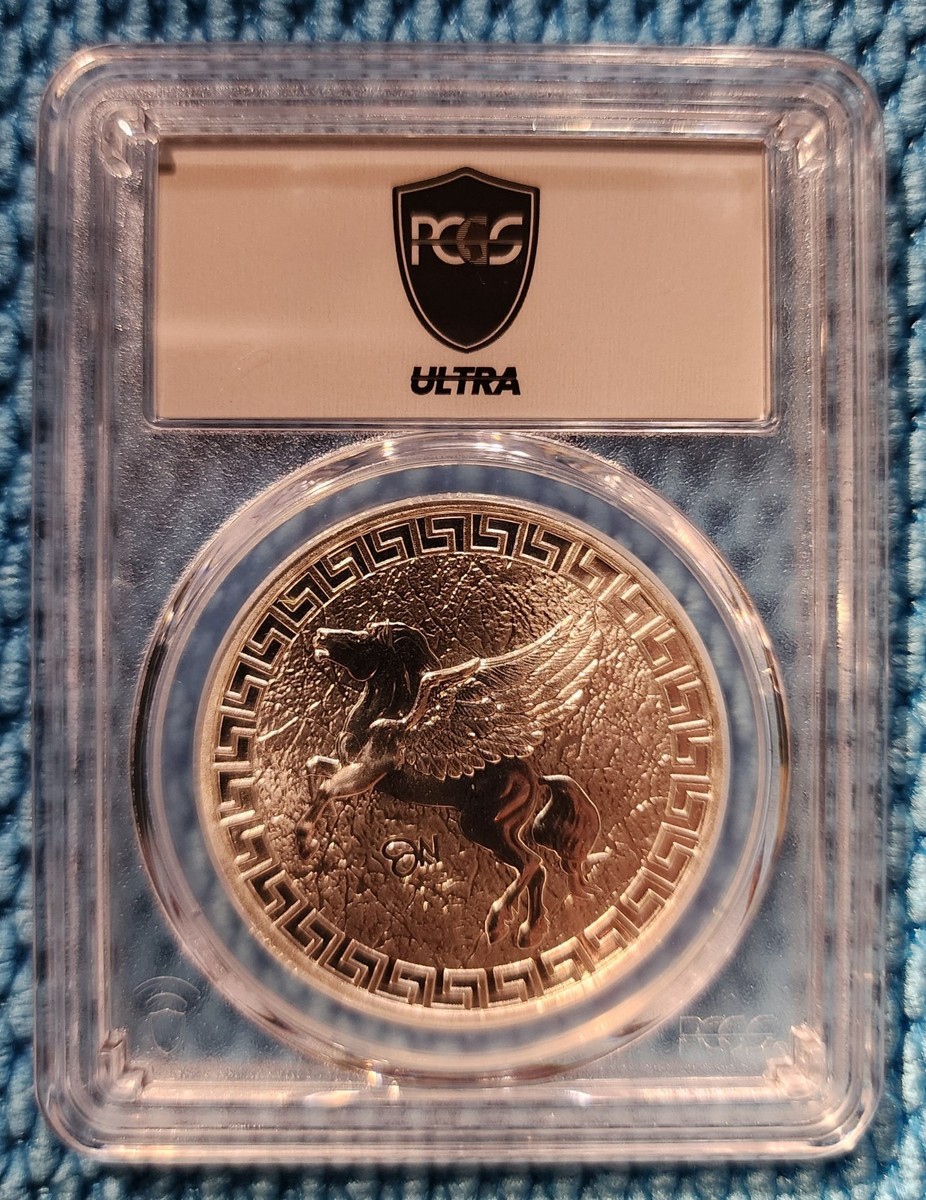 Ultra Breaks Reloaded PCGS 2023 MS70 St Helena Pegasus 1oz