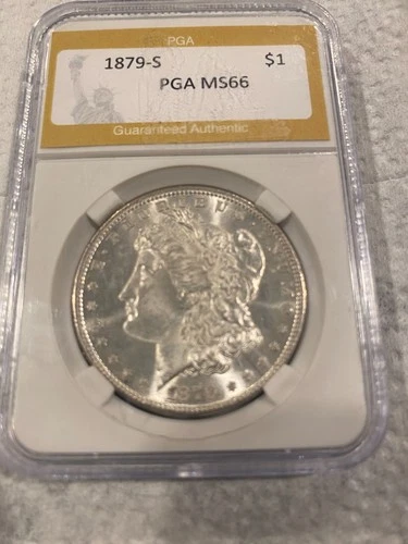 1879 S Morgan Silver Dollar MS66