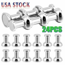 24PCS Strong Neodymium Magnets Magnetic Whiteboard Map Notice Memo Board Fridge