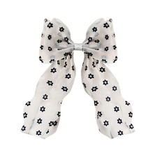 Large Hair Bow Clips for Women, Pink Bow Hair Barrettes with Long Tail French Ha