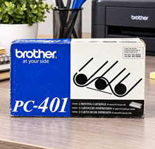 Brother PC-401 Genuine OEM Printing Cartridge Fax 560 565 580MC MFC-660MC Open 