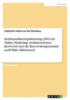 Suchmaschinenoptimierung (Seo) Im Online Marketing. Suchintentionen, Keywords Un